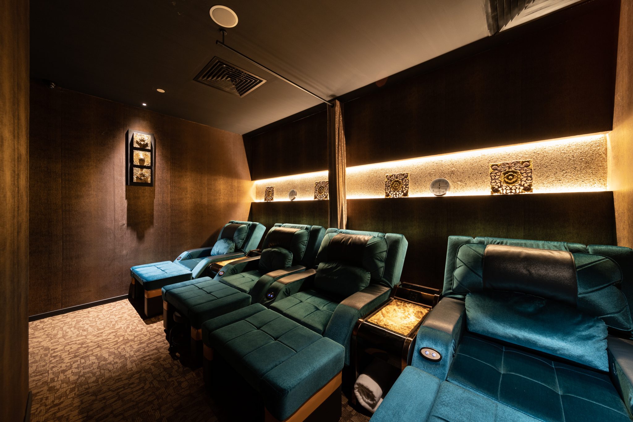 Luxury spa interior at changi