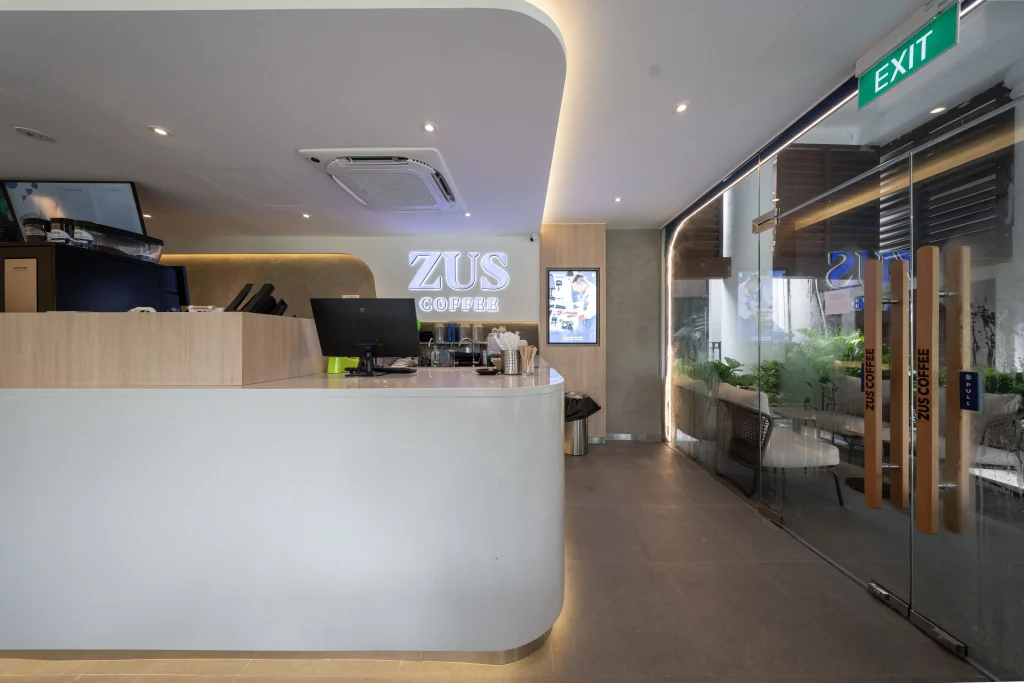 Zus Coffee Project by Zoro Interior