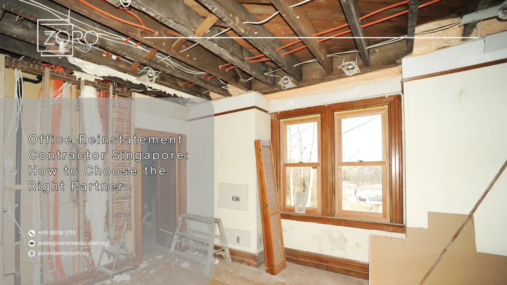 Office Reinstatement Contractor Singapore How to Choose the Right Partner