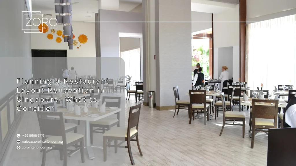 Planning a Restaurant Layout Renovation in Singapore What to Consider